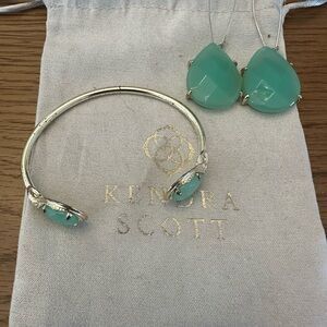 Kendra Scott Chalcedony Set